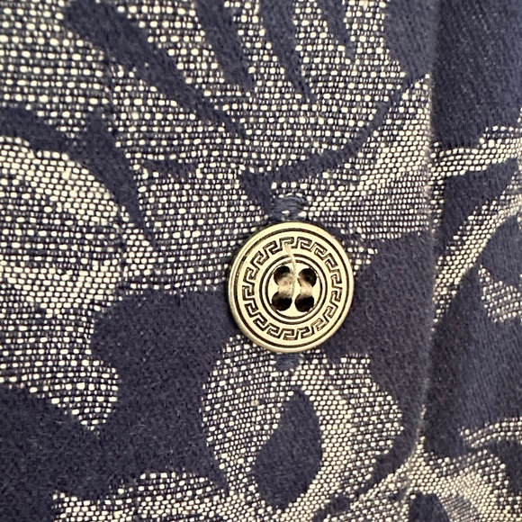 ALFRED DUNNER | Vintage Tapestry Navy Floral Jean Jacket - Picture 6 of 13